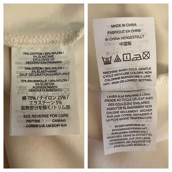 J. Crew ruffle neck top in Ponte office Sleeveless. Size XS. - Picture 14 of 15